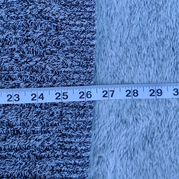 Croft & Barrow Cable Knit V Neck Pullover X-Large Space Gray - Picture 9 of 9
